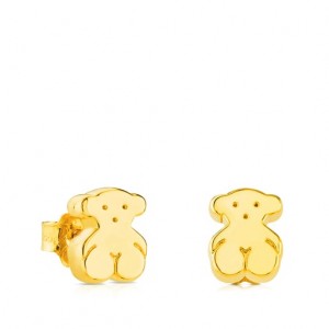 Tous Sweet Dolls Small Women's Earrings 18k Gold | QAU205693 | Usa