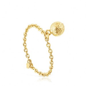 Tous Sylvan Small Women's Rings 18k Gold | YCW276183 | Usa