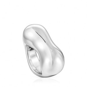 Tous Tabit Large Women's Rings Silver | CXR714596 | Usa