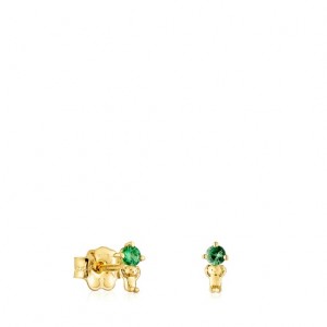 Tous Teddy Bear Small Women's Earrings 18k Gold | IET493865 | Usa