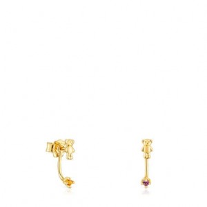 Tous Teddy Bear Women's Earrings 18k Gold | AQI786902 | Usa