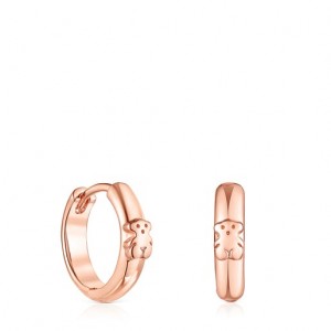 Tous Tous Basics Hoop Women's Earrings 18k Gold | DWF867921 | Usa