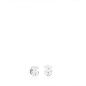 Tous Tous Bear Small Women's Earrings Silver | JZH581364 | Usa