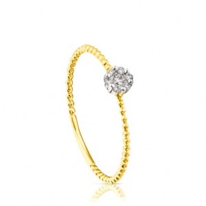 Tous Tous Brillants Diamond Women's Rings 18k Gold | AJM216839 | Usa