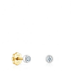 Tous Tous Diamonds Small Women's Earrings 18k Gold | MHJ845023 | Usa