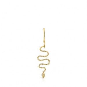 Tous Tous Good Vibes Individual Women's Earrings 18k Gold | LMB975842 | Usa