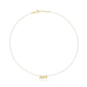 Tous Tous Mama Short Women's Necklaces 18k Gold | QMJ759241 | Usa