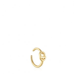 Tous Tous Manifesto Ear Cuff Women's Earrings 18k Gold | ZRF608735 | Usa