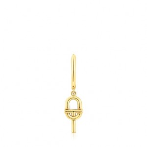 Tous Tous Manifesto Individual Women's Earrings 18k Gold | WXL352701 | Usa