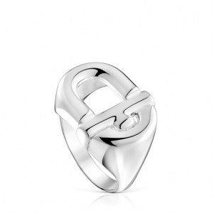 Tous Tous Manifesto Large Women's Rings Silver | ZUF521973 | Usa