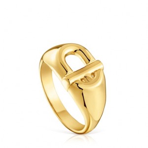 Tous Tous Manifesto Medium Women's Rings 18k Gold | QYU283057 | Usa