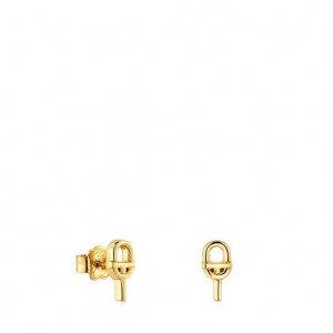 Tous Tous Manifesto Small Women's Earrings 18k Gold | XGV952016 | Usa