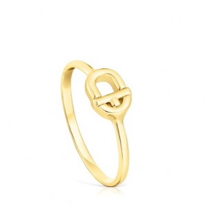 Tous Tous Manifesto Small Women's Rings 18k Gold | HWD712096 | Usa