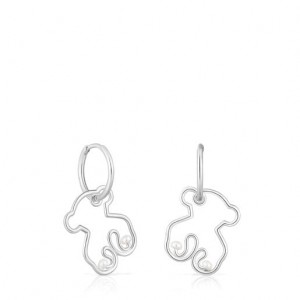 Tous Tsuri Hoop Women's Earrings Silver | DYQ453189 | Usa