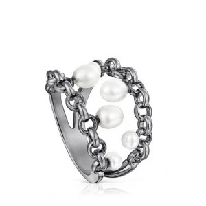 Tous Virtual Garden Medium Women's Rings Silver | RKC459721 | Usa