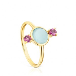 Tous Virtual Garden Small Women's Rings 18k Gold | QWX827451 | Usa