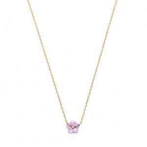Tous Vita Short Women's Necklaces 18k Gold | QWR853906 | Usa