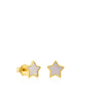 Tous Xxs Small Women's Earrings 18k Gold | LCN051238 | Usa