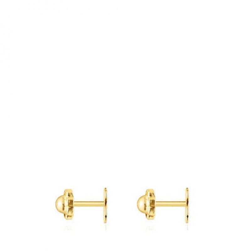 Tous Baby Tous Small Women's Earrings 18k Gold | YBT397125 | Usa