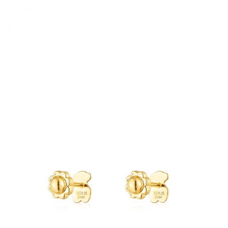 Tous Baby Tous Small Women's Earrings 18k Gold | YBT397125 | Usa