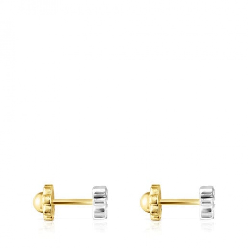 Tous Baby Tous Small Women's Earrings 18k Gold | DQT408653 | Usa