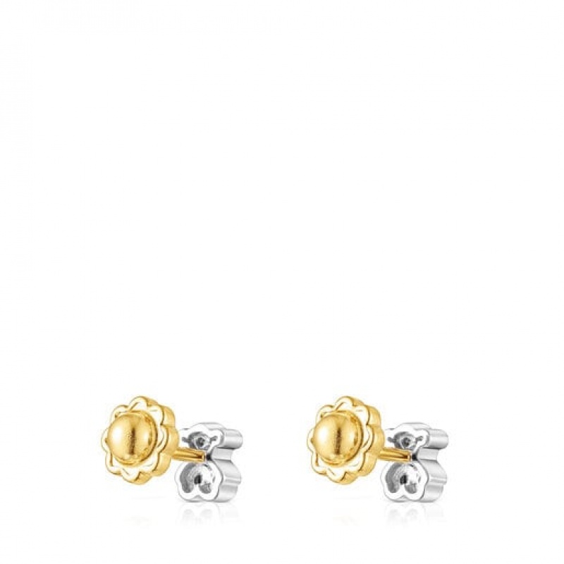 Tous Baby Tous Small Women's Earrings 18k Gold | DQT408653 | Usa