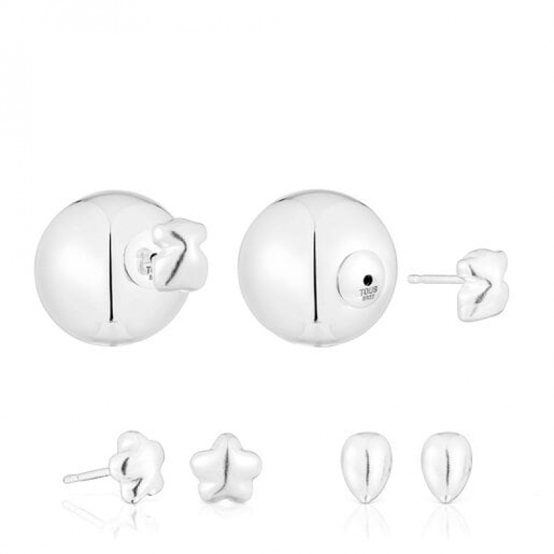 Tous Balloon Small Women's Earrings Silver | KHY698415 | Usa