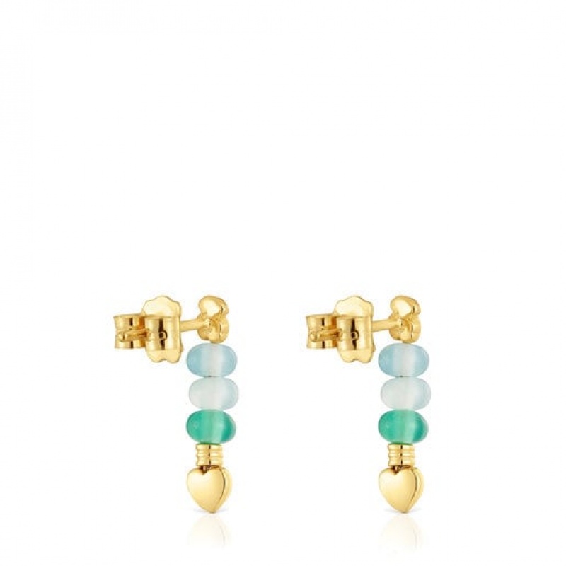 Tous Balloon Women's Earrings 18k Gold | UAQ594027 | Usa