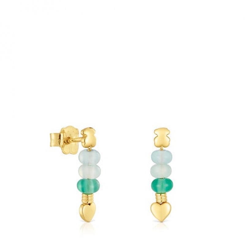 Tous Balloon Women\'s Earrings 18k Gold | UAQ594027 | Usa