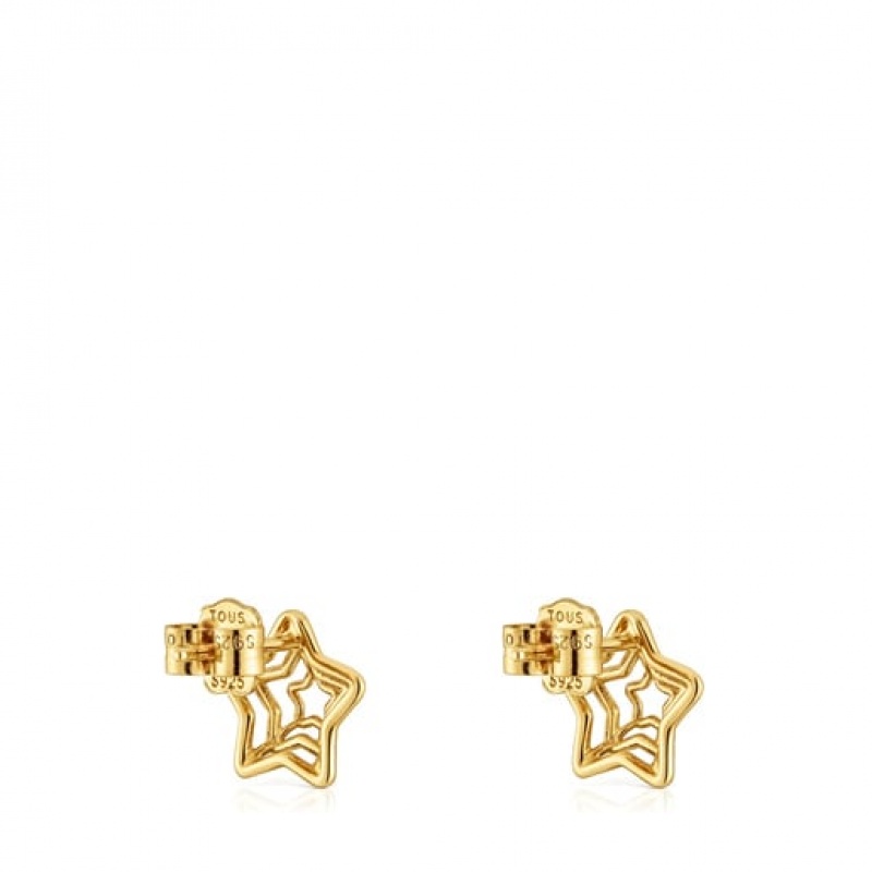 Tous Bickie Small Women's Earrings 18k Gold | QKF582031 | Usa