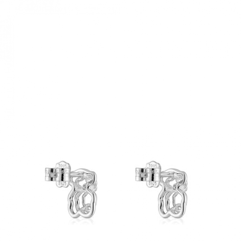 Tous Bickie Small Women's Earrings Silver | YWM790653 | Usa