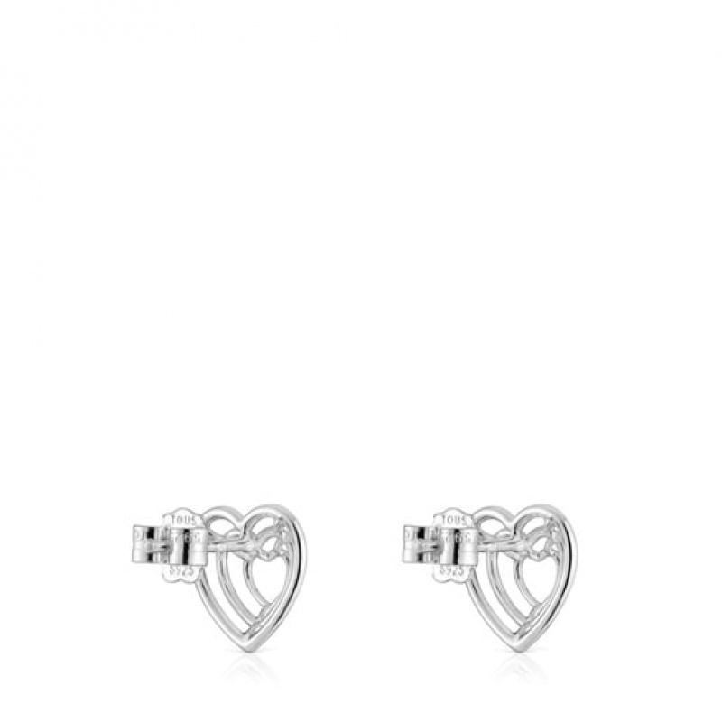 Tous Bickie Small Women's Earrings Silver | TXN490268 | Usa