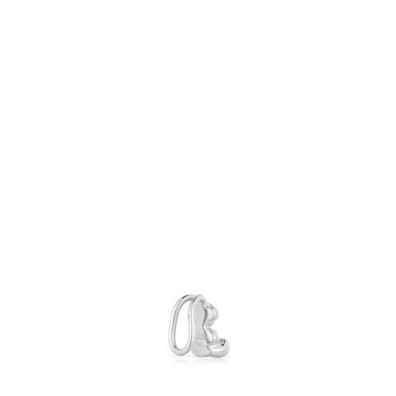 Tous Bold Bear Ear Cuff Women's Earrings Silver | VHR472698 | Usa