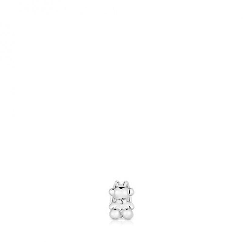 Tous Bold Bear Ear Cuff Women\'s Earrings Silver | VHR472698 | Usa