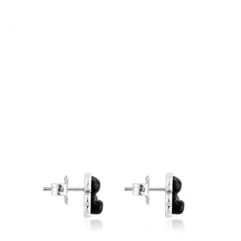 Tous Bold Bear Small Women's Earrings Silver | ERC281637 | Usa