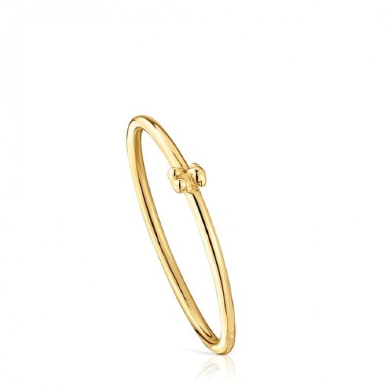 Tous Bold Bear Small Women\'s Rings 18k Gold | BAM720649 | Usa