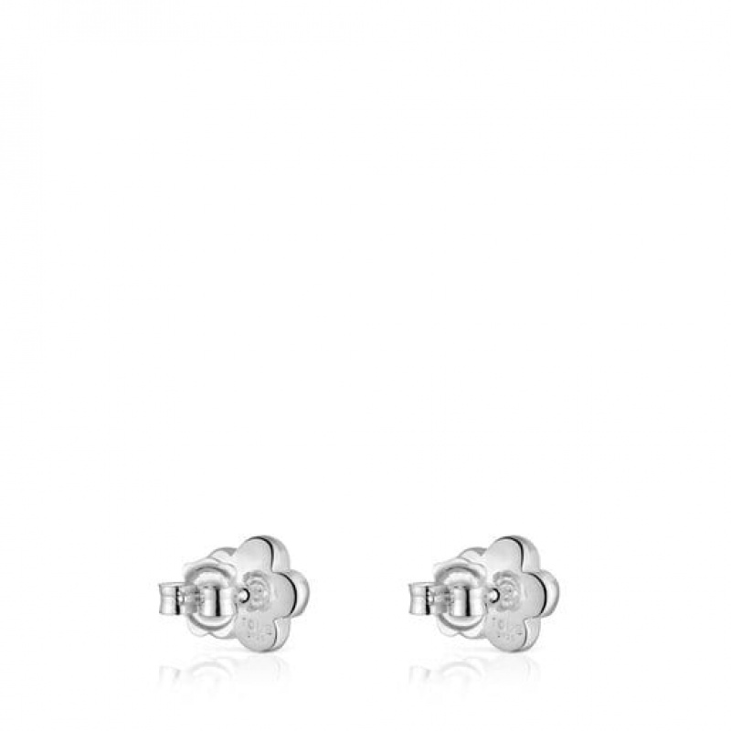 Tous Bold Motif Small Women's Earrings Silver | BGD296018 | Usa