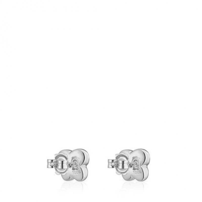 Tous Bold Motif Small Women's Earrings Silver | MEV290184 | Usa