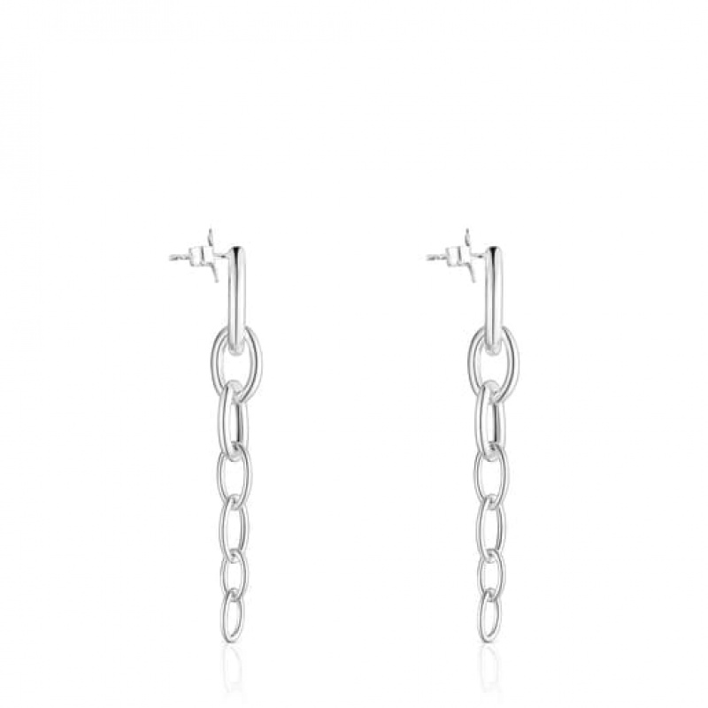 Tous Calin Long Women's Earrings Silver | VZH891627 | Usa