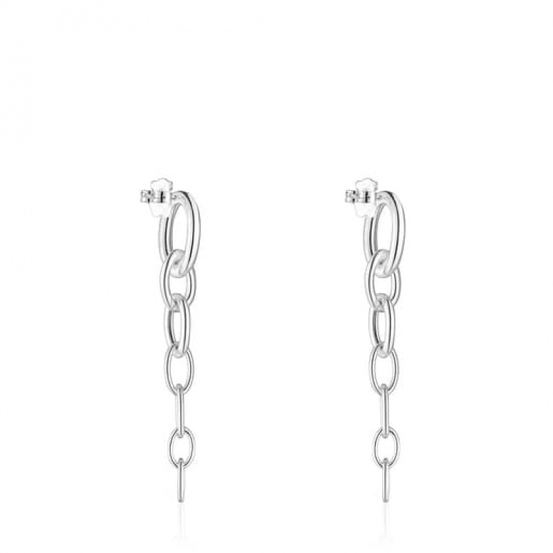 Tous Calin Long Women's Earrings Silver | VZH891627 | Usa