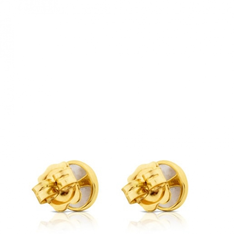 Tous Camee Small Women's Earrings 18k Gold | DNI439580 | Usa