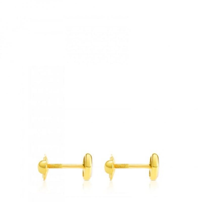 Tous Camee Small Women's Earrings 18k Gold | MZX972601 | Usa