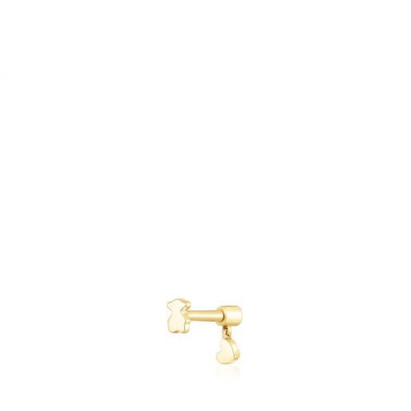 Tous Cool Joy Individual Women's Earrings 18k Gold | ZVP172964 | Usa