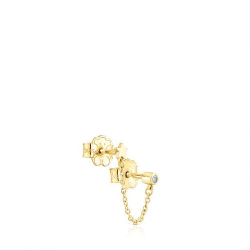 Tous Cool Joy Individual Women's Earrings 18k Gold | SYF135627 | Usa