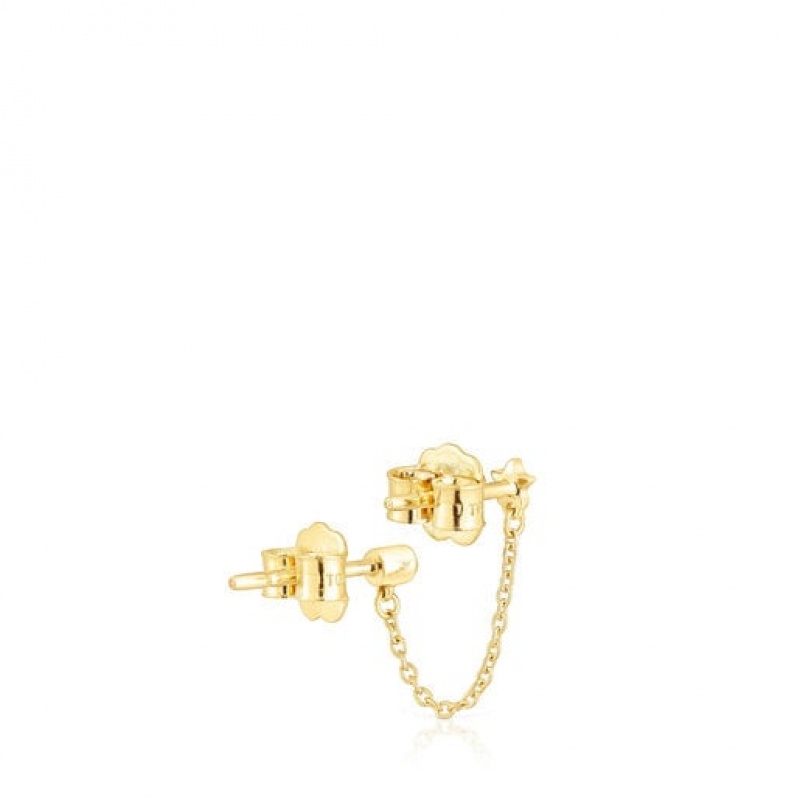 Tous Cool Joy Individual Women's Earrings 18k Gold | SYF135627 | Usa