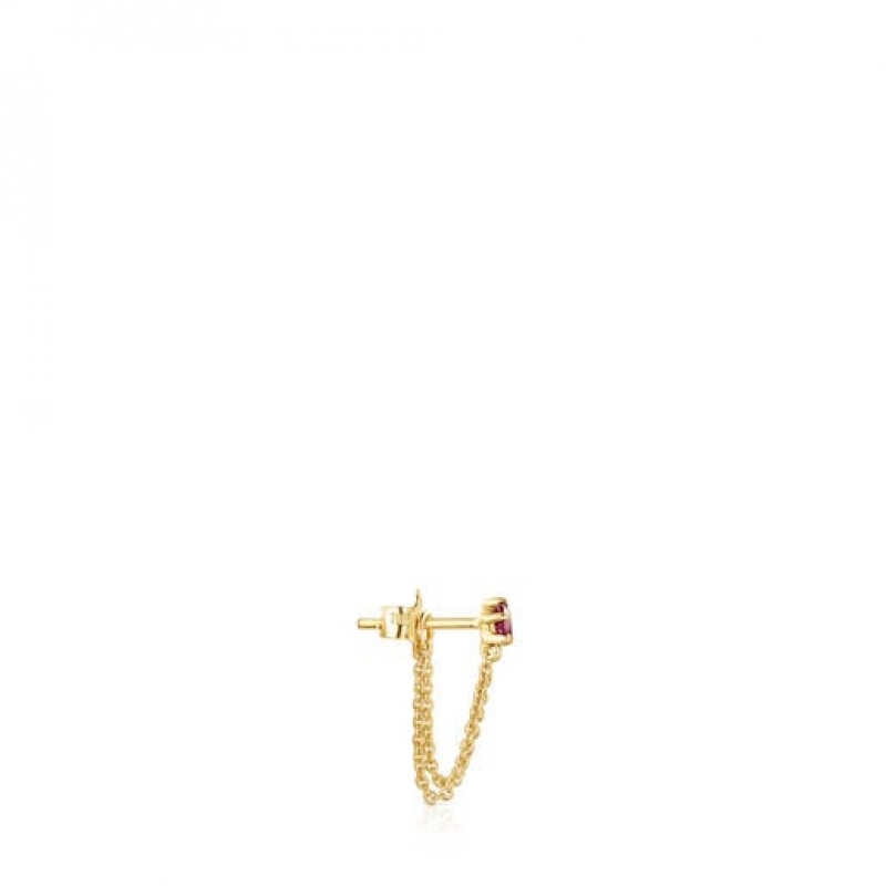 Tous Cool Joy Individual Women's Earrings 18k Gold | NTZ459627 | Usa