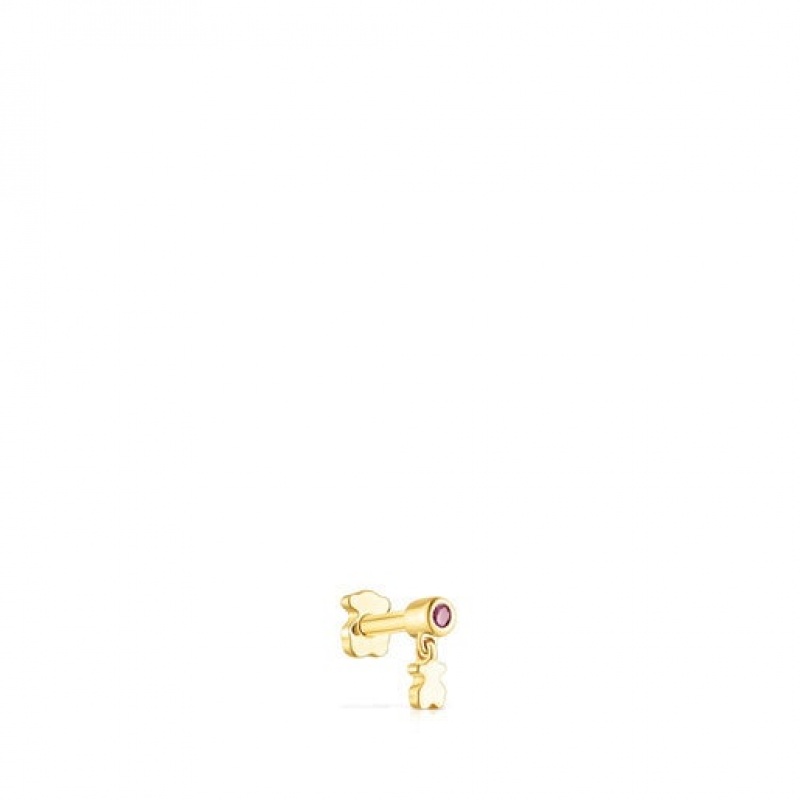 Tous Cool Joy Individual Women's Earrings 18k Gold | NSW976302 | Usa