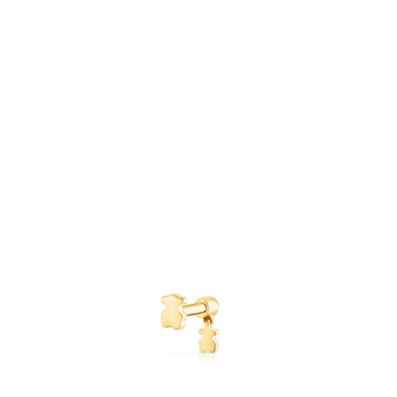 Tous Cool Joy Individual Women's Earrings 18k Gold | NSW976302 | Usa