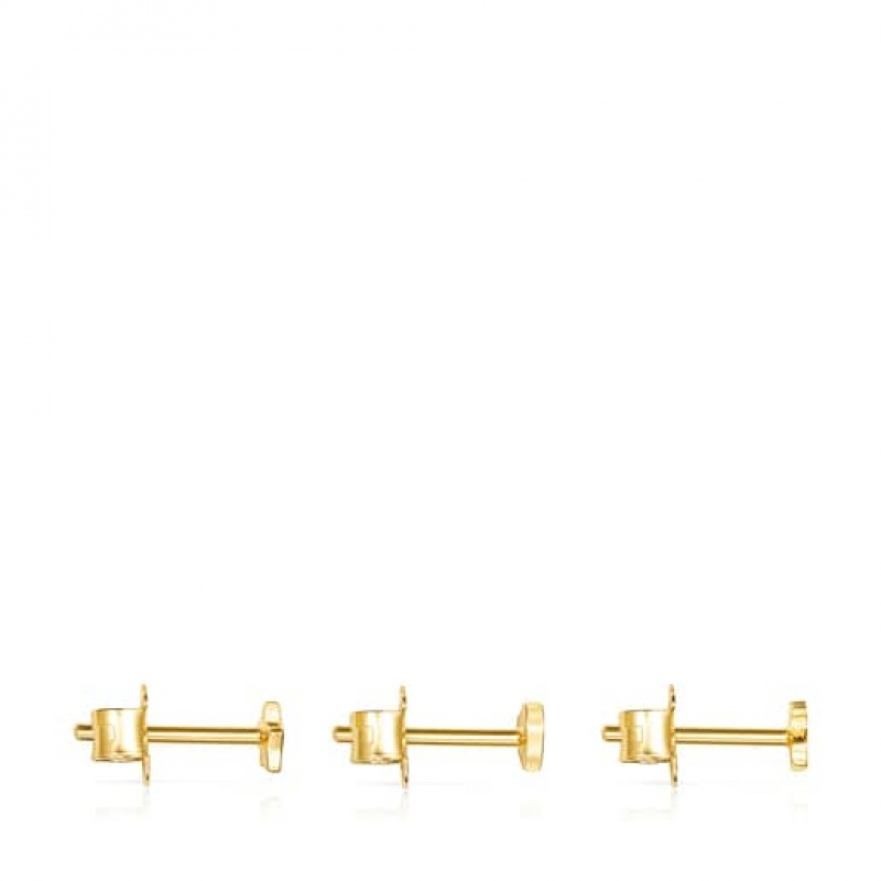 Tous Cool Joy Small Women's Earrings 18k Gold | NUL910372 | Usa