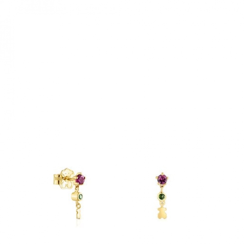 Tous Cool Joy Small Women\'s Earrings 18k Gold | KBP274309 | Usa